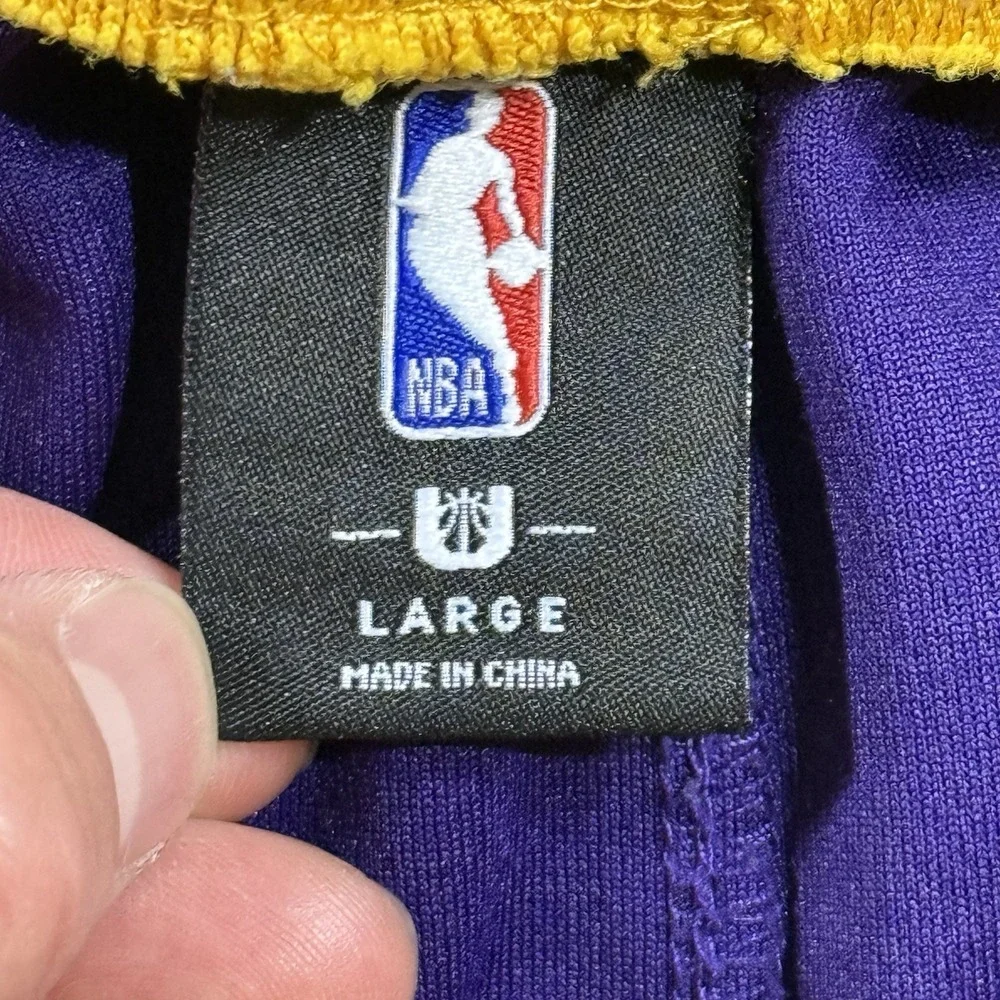 Phoenix Suns Devin Booker Basketball Shorts Purple Yellow Logo NBA U Men's Large